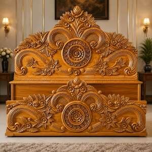 Luxury Wooden Bed